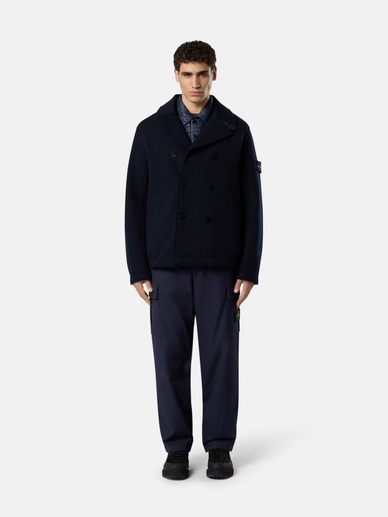 Giubbotto Stone Island V0020 da Uomo 5100059 felted rws wool