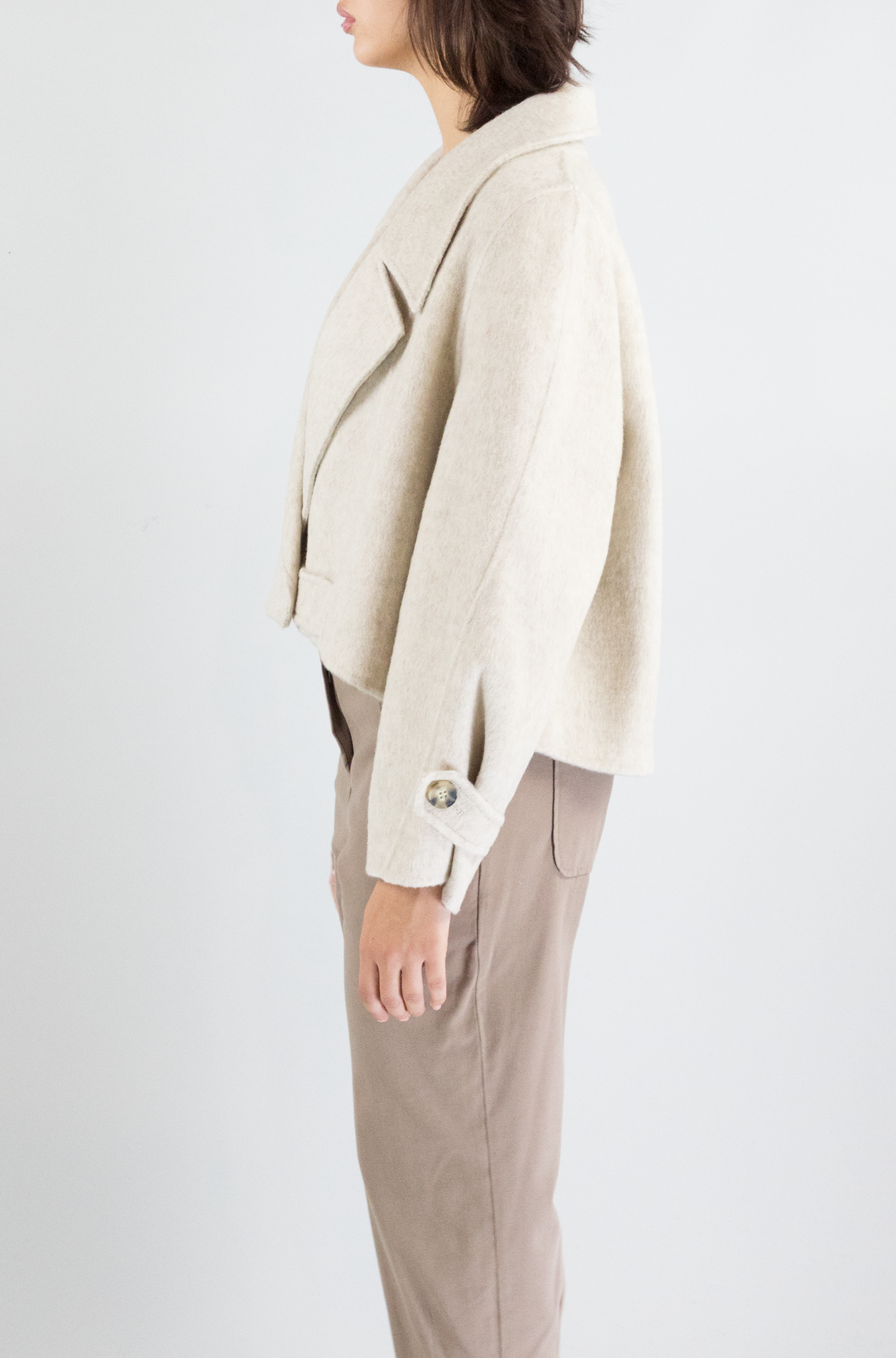 Cappotto Vicolo Beige da Donna tf0026