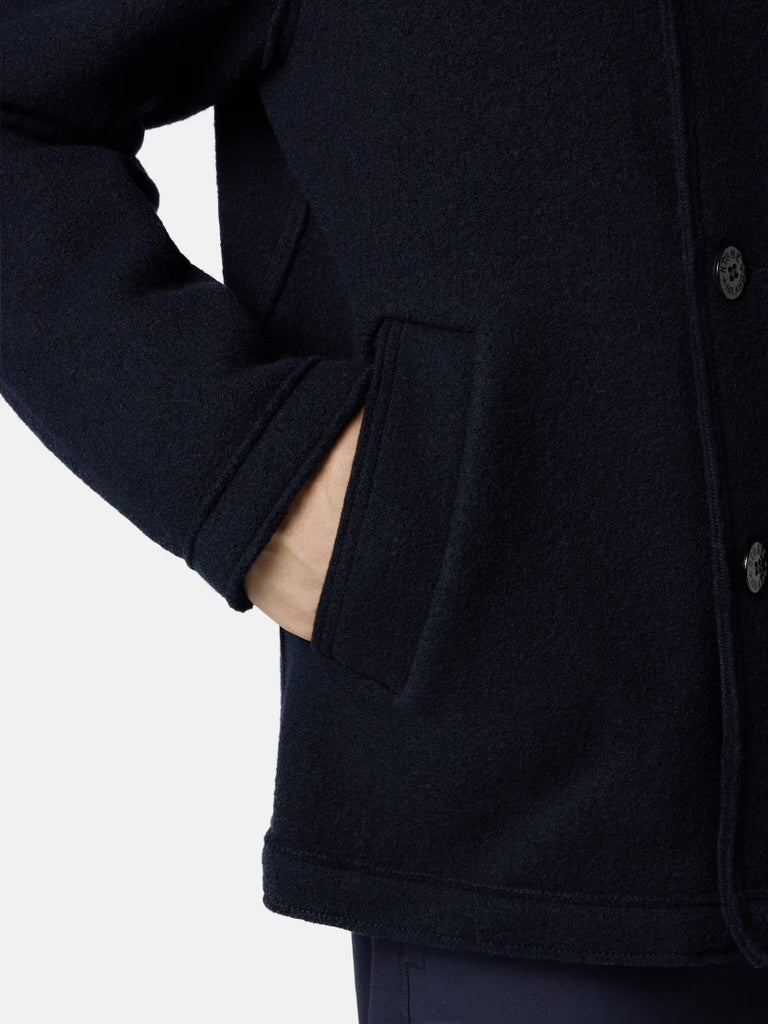 Giubbotto Stone Island V0020 da Uomo 5100059 felted rws wool