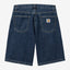 Pantalone Carhartt Wip Blue Stone Washed da Uomo i030469 landon short