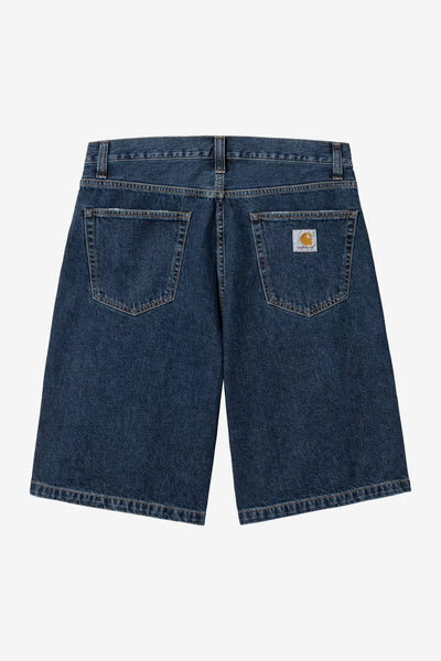 Pantalone Carhartt Wip Blue Stone Washed da Uomo i030469 landon short