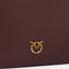 Borsa Pinko Burgundy da Donna flat classic vitello seta