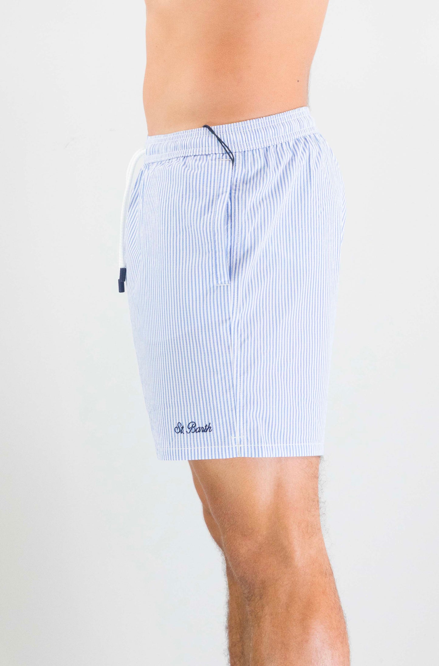 Costume Mc2 Saint Barth Seersucker Stripes da Uomo patmos 31