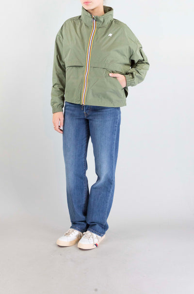 Giubbotto Kway V15 Green Lichen da Donna k8132pw aubette memory