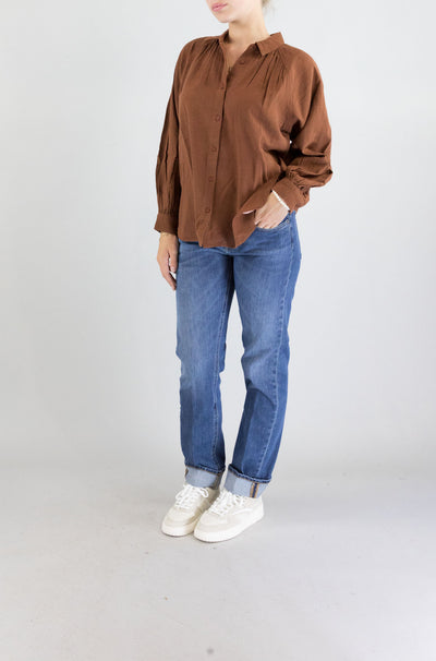 Camicia Indi&Cold Tabacco da Donna ki341