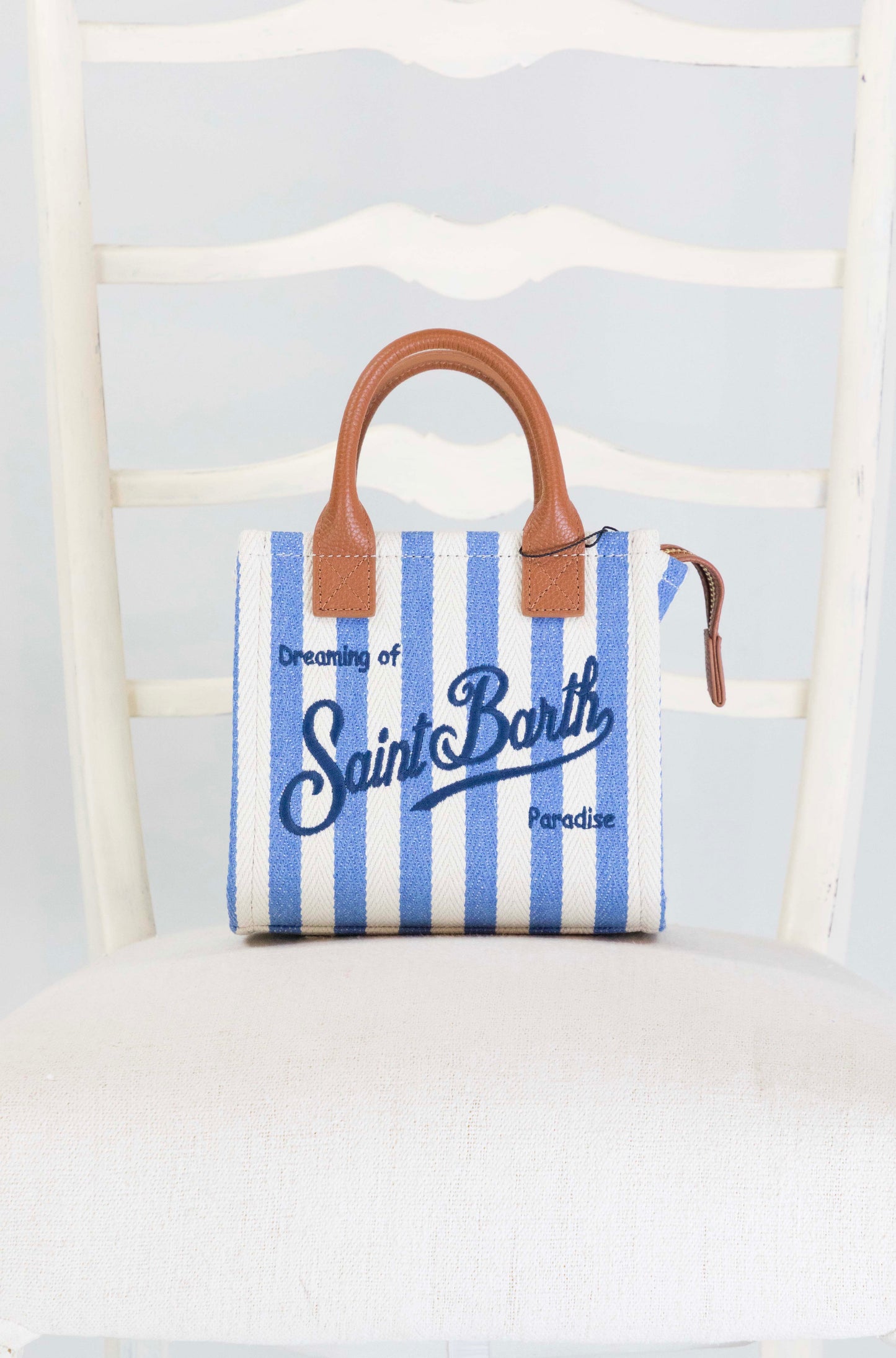 Borsa Mc2 Saint Barth 3619 Stripes Leather     da Donna vanity bag mini