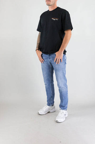 T-Shirt Dickies Nero da Uomo dk0a87qgblk