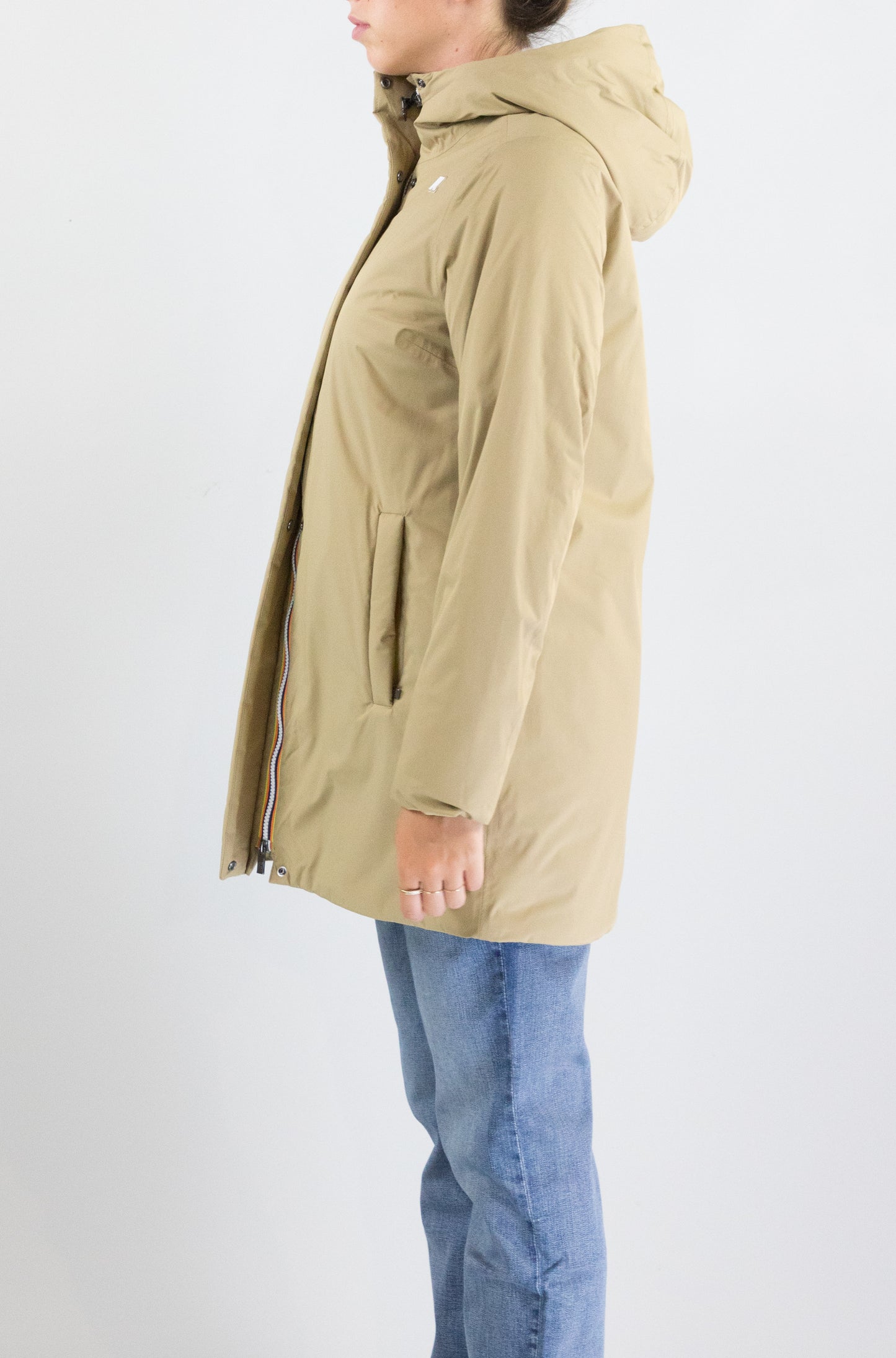Giubbotto Kway D0s Beige Grey da Donna k8144cw sophie twill soft beaver