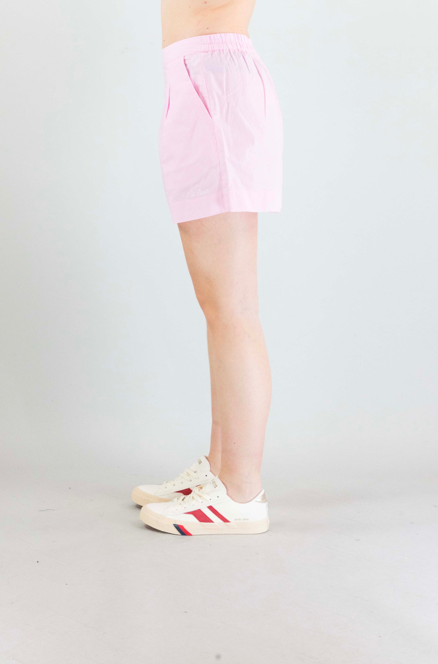 Pantalone Mc2 Saint Barth Cotton Stripes Micro V21 da Donna amani