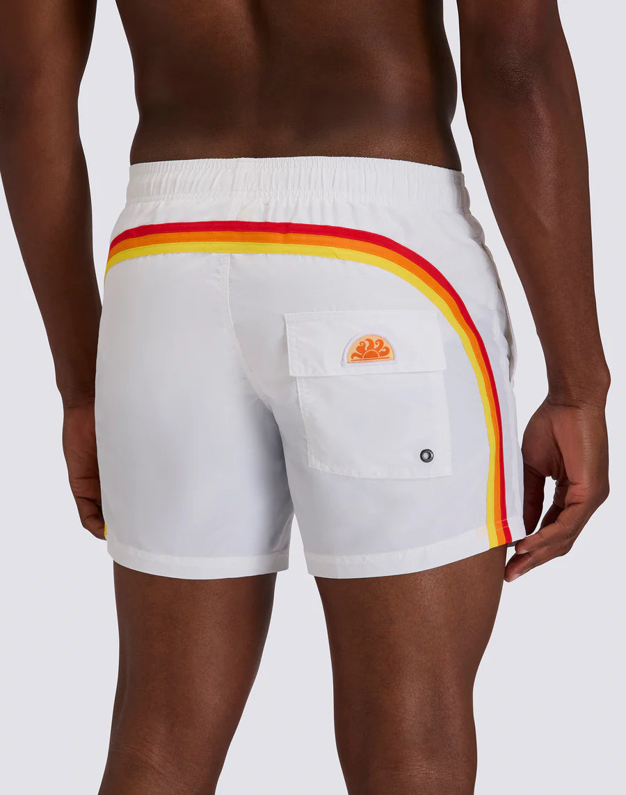 Costume Sundek Vintage White da Uomo m504bdta100 boardshort