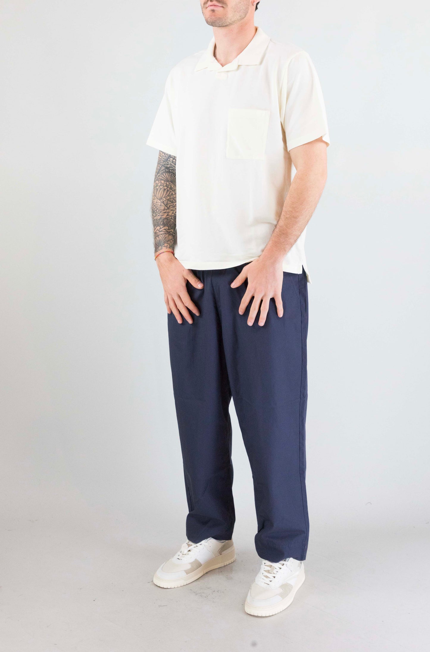 Polo Universal Work Ecru da Uomo 34635 vacation