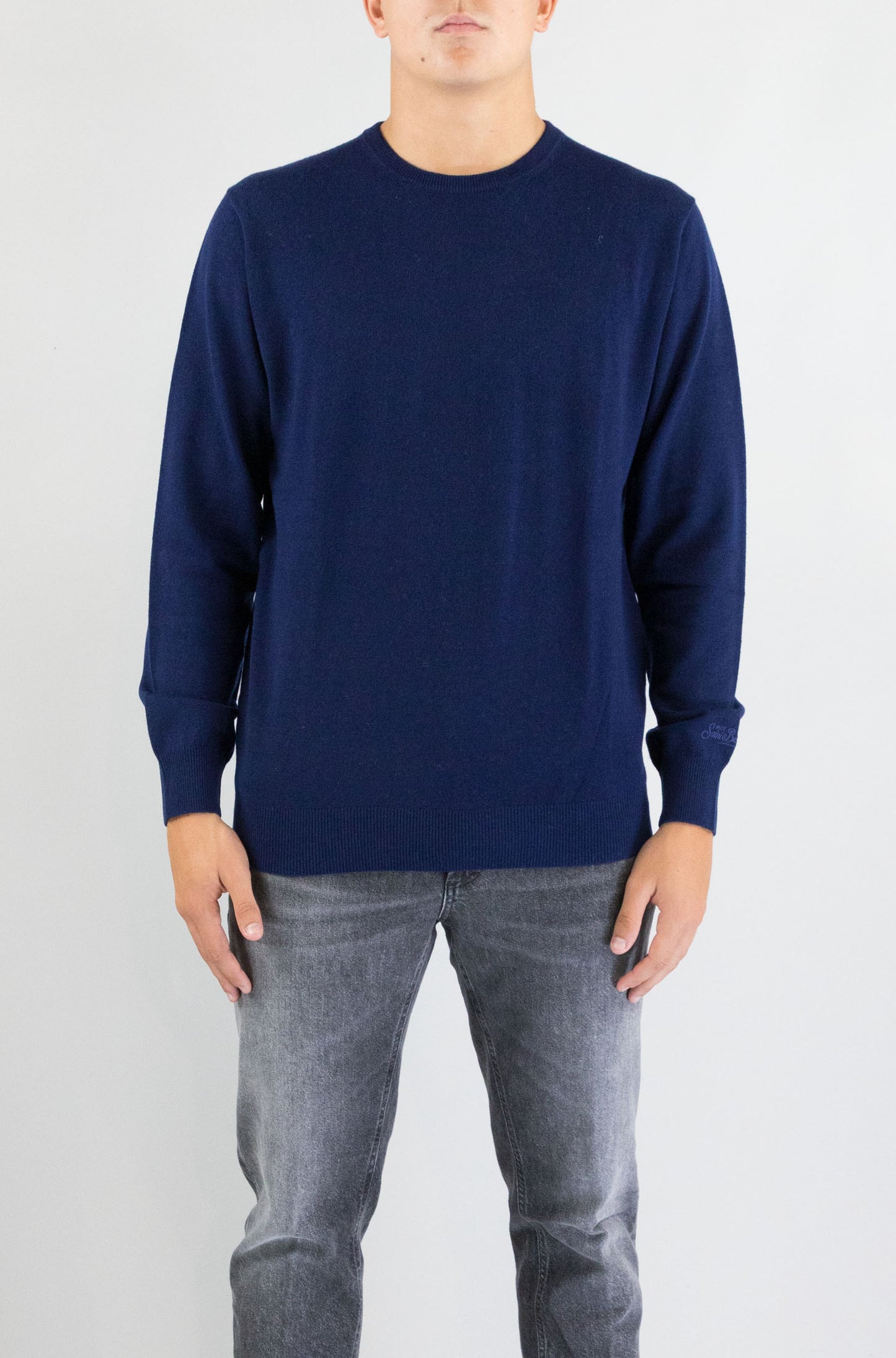 Maglia Mc2 Saint Barth Blue Navy da Uomo regent merinocash