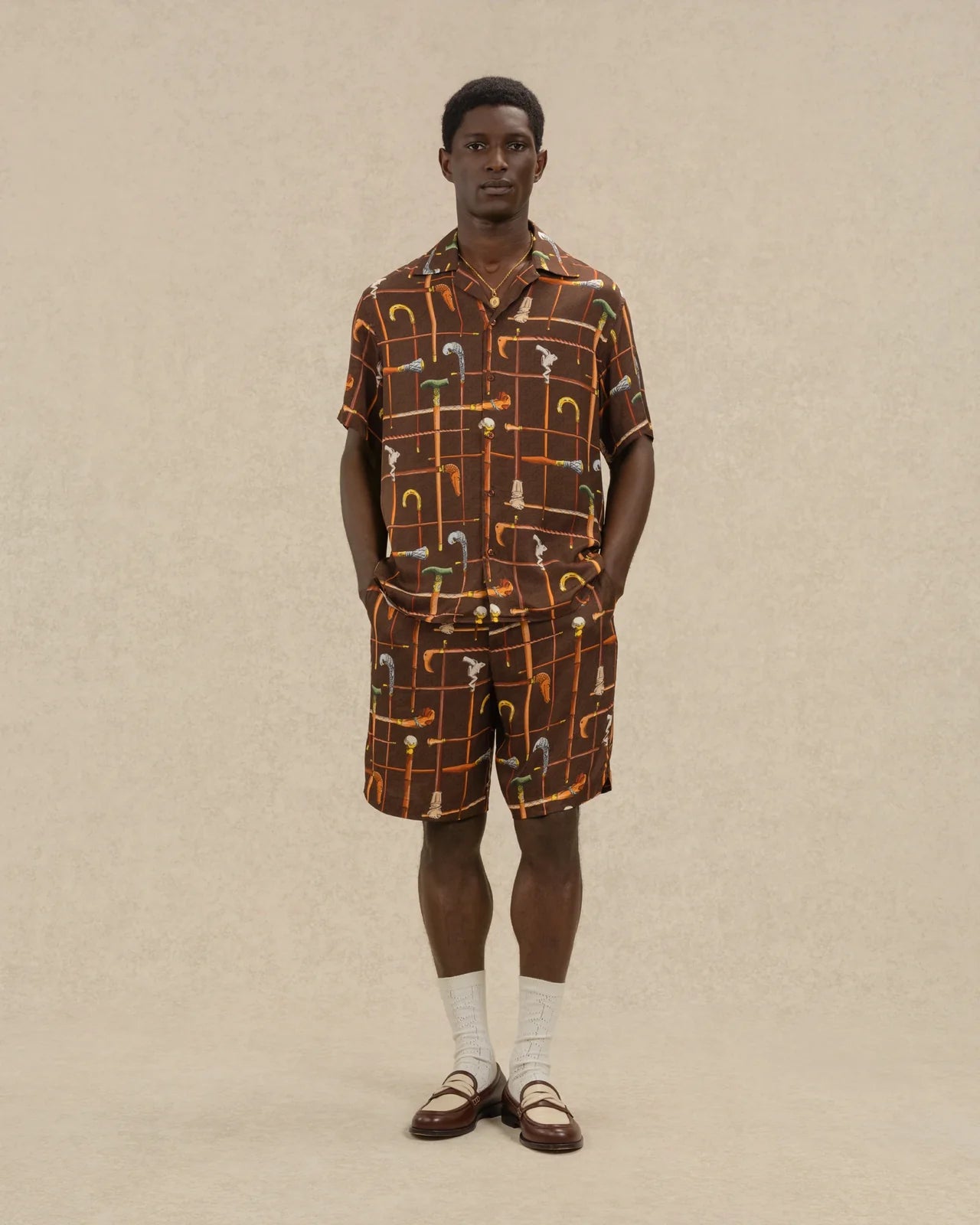 Camicia Drole De Monsieur Brown da Uomo sh230vi033