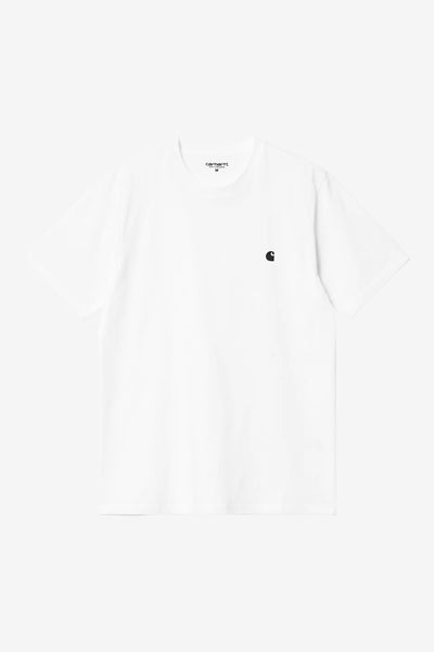T-Shirt Carhartt Wip White Black da Uomo i033000 madison