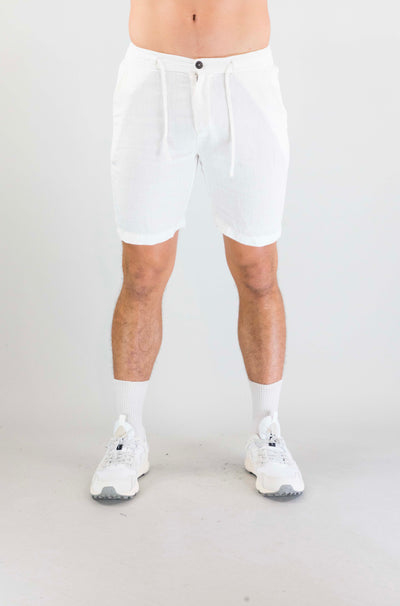 Pantalone Roy Roger’S Heavy Linen Dyed White da Uomo rru90302p4230569