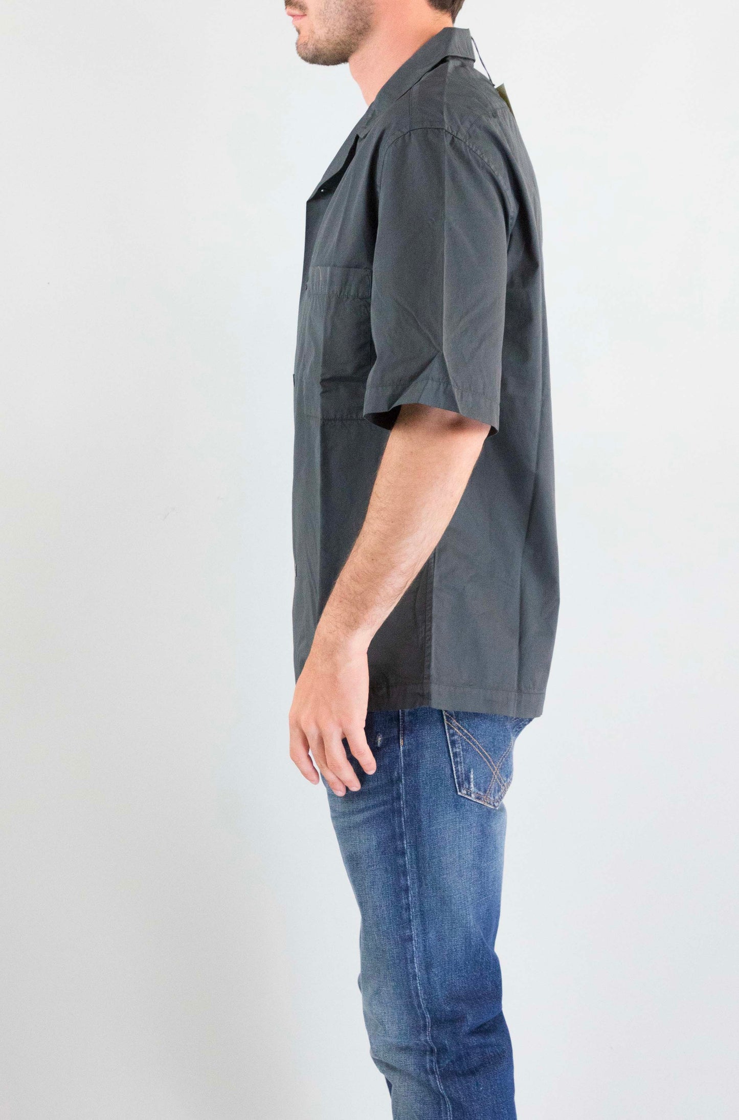 Camicia Barena Piombo da Uomo cau5460 2383 solana bagio