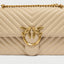 Borsa Pinko Beige C50q da Donna love one classic nappa chevron 100941a0gk