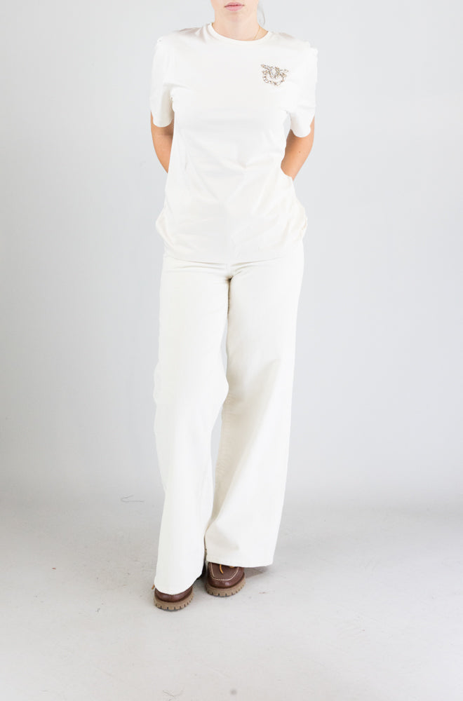 T-Shirt Pinko Bianco da Donna strepitoso