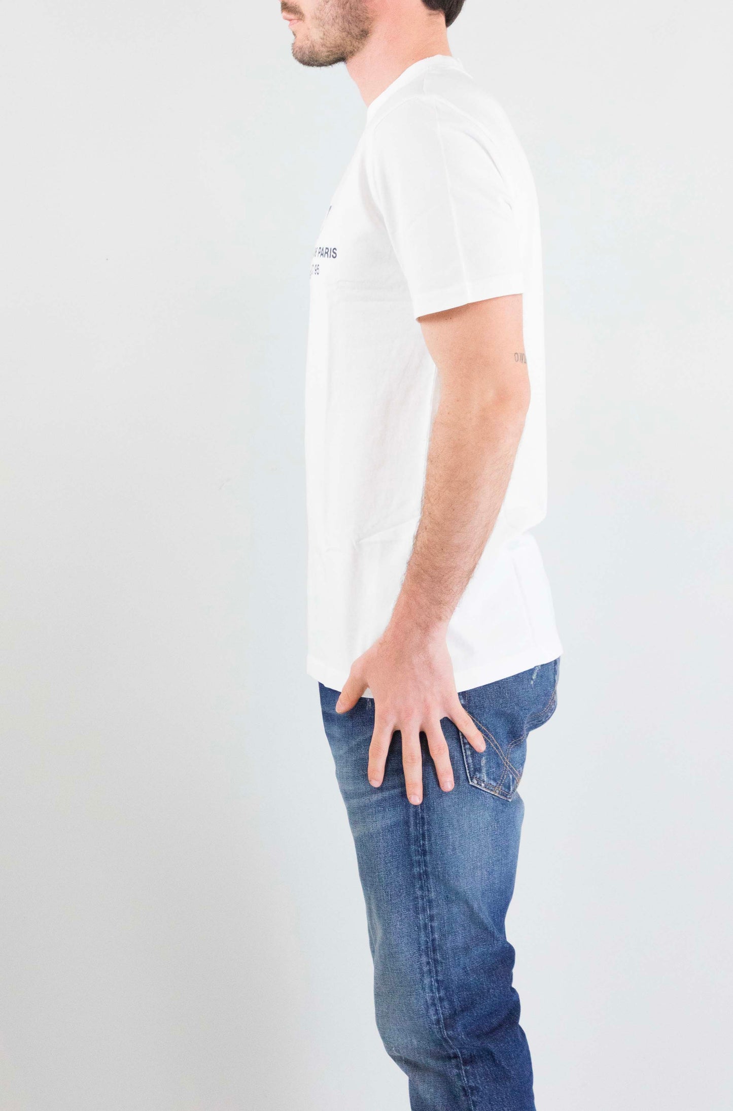 T-Shirt Apc Bianco da Uomo cohbs h26570