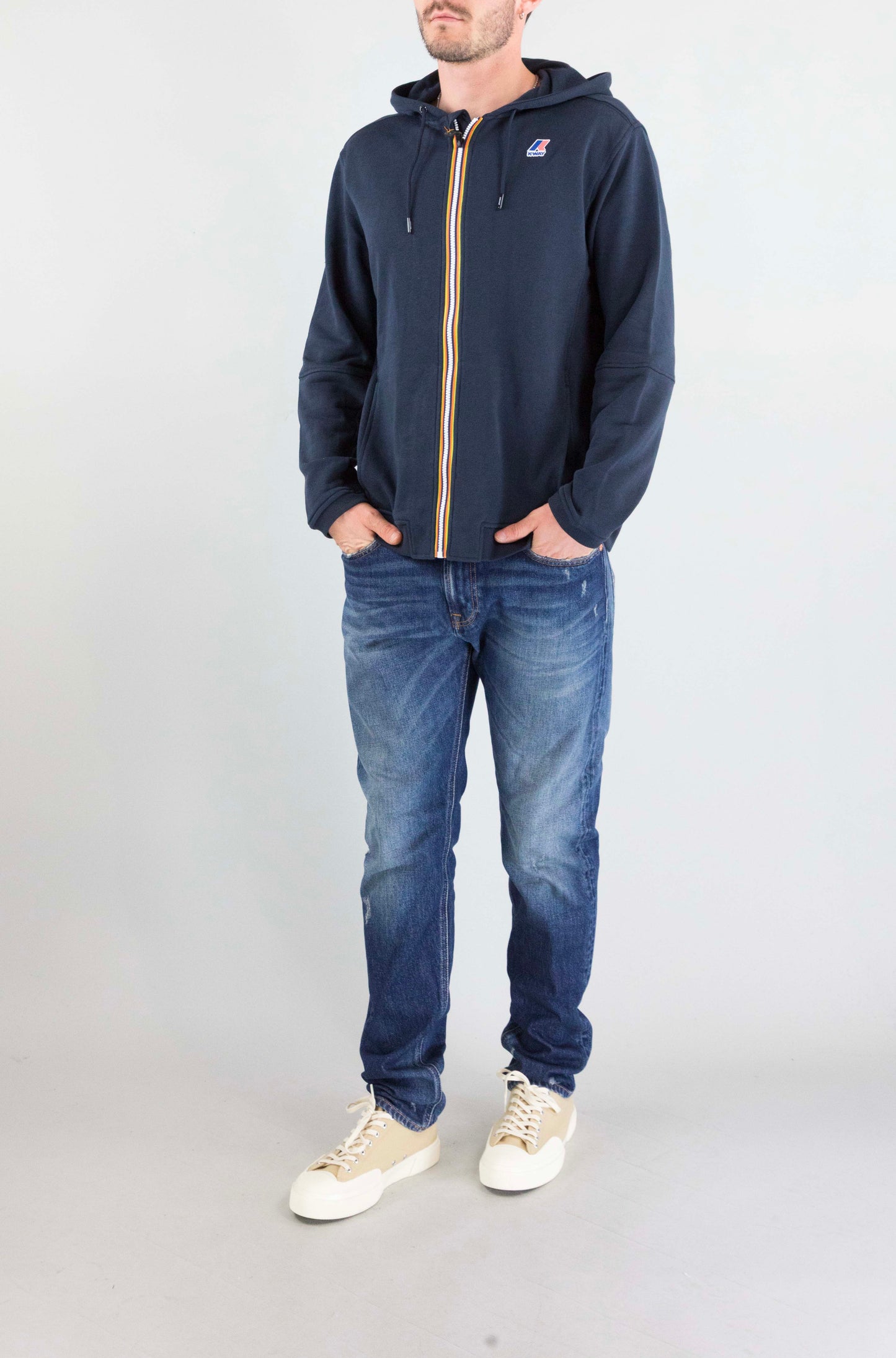 Felpa Kway K89 Blue Depth da Uomo k1126hw prosper poly cotton