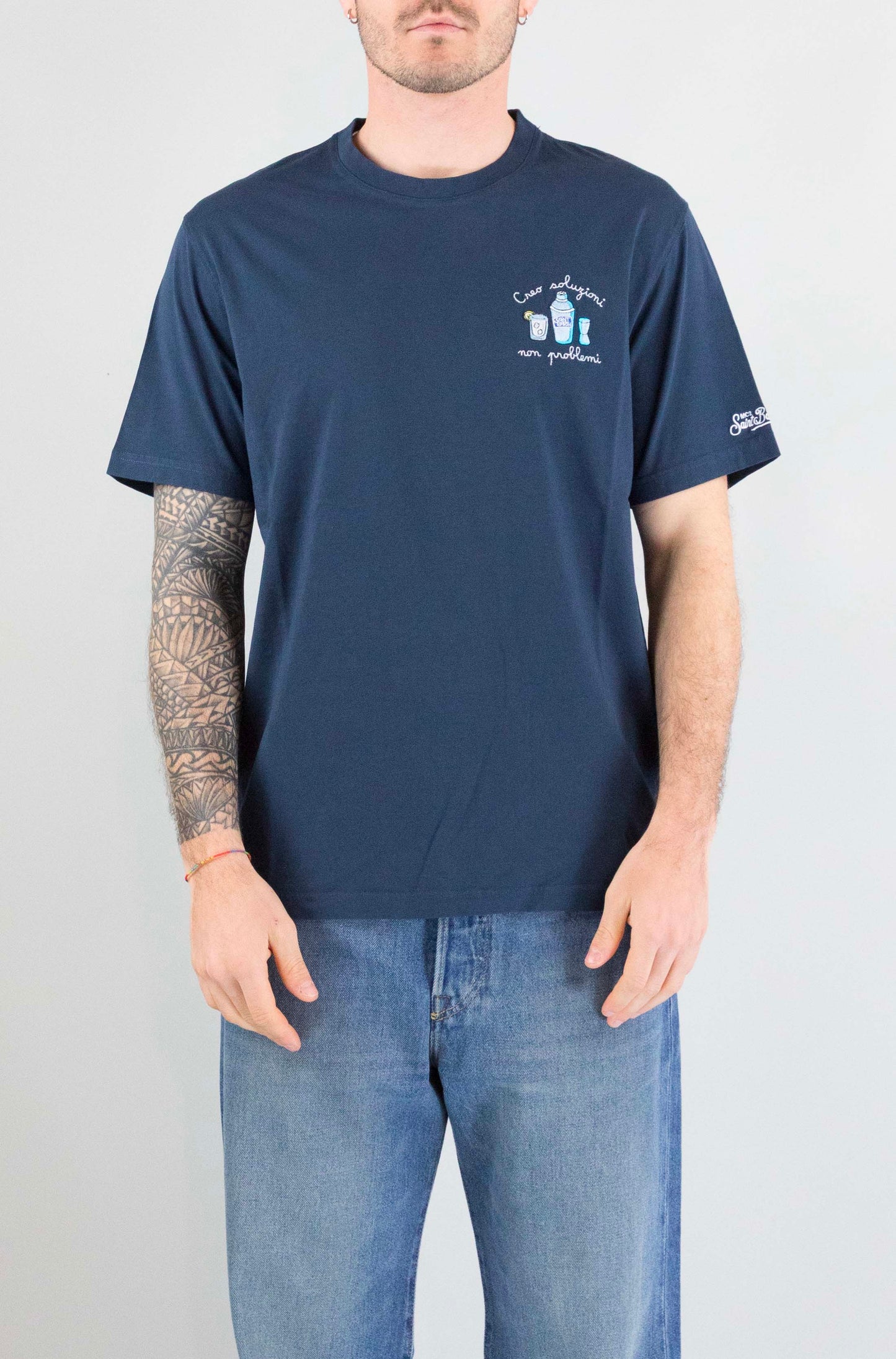 T-Shirt Mc2 Saint Barth Barman Soluzioni 61 da Uomo portofino