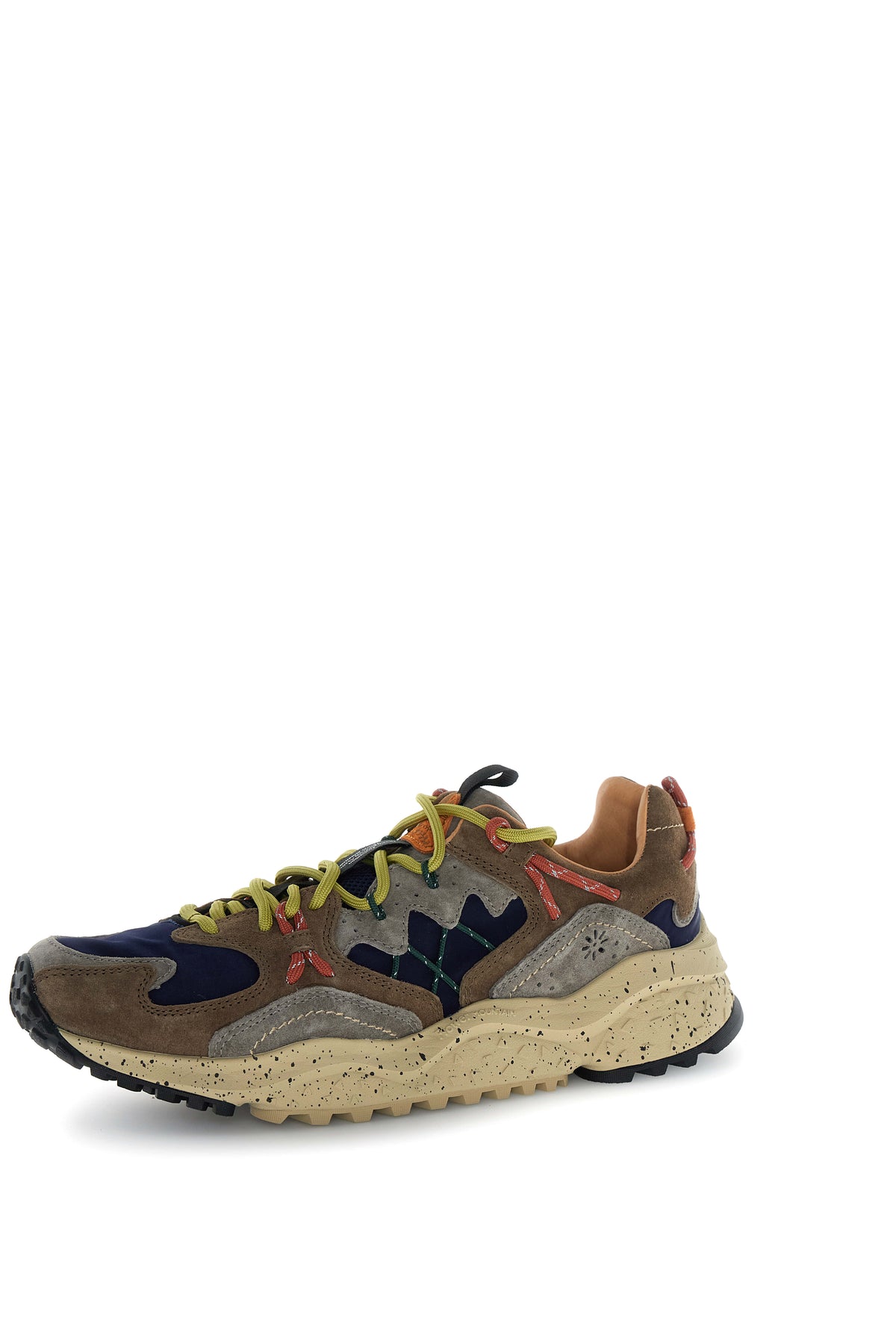Scarpa Flower Mountain Brown Black Mud da Uomo 2019509 1d33 yamabushi suede nylon