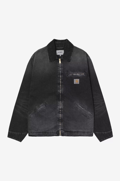 Giubbotto Carhartt Wip Black Destroy Wash da Uomo i035280 detroit OG
