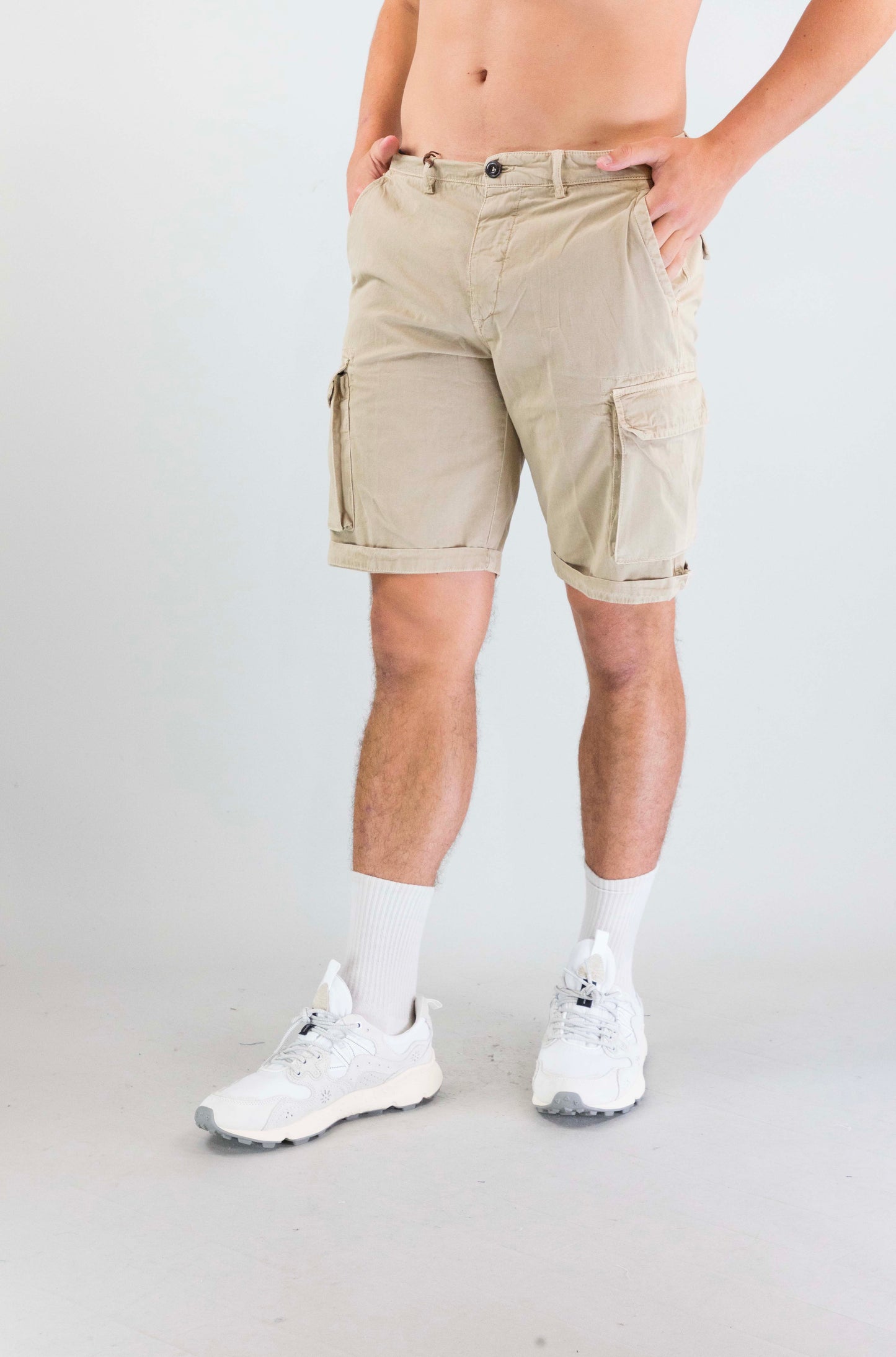 Pantalone 40weft Beige Oxford da Uomo nick 2646 50368 033648