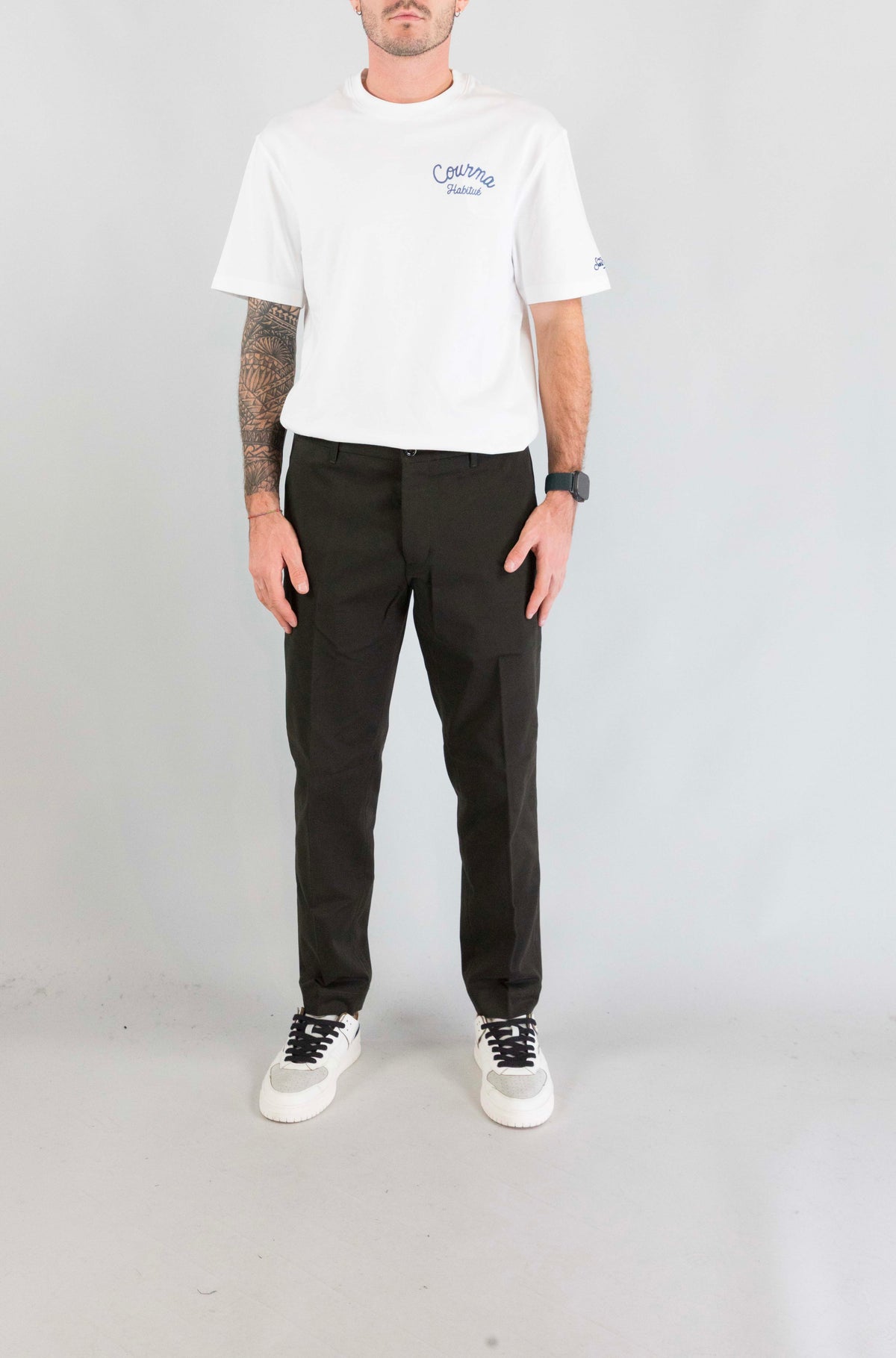 Pantalone Nine In The Morning Moro da Uomo giove piatto slim