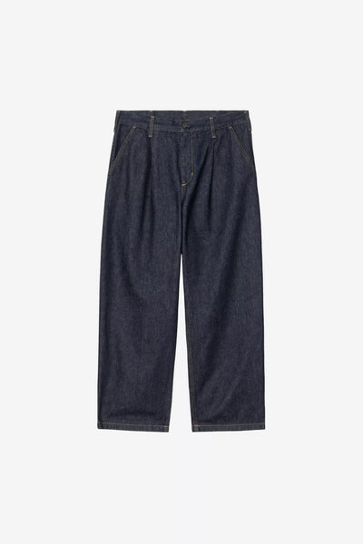 Pantalone Carhartt Wip Blue Rinsed da Uomo i034732 jace