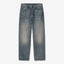Pantalone Carhartt Wip Blue Worn Used da Uomo i036728 aaron