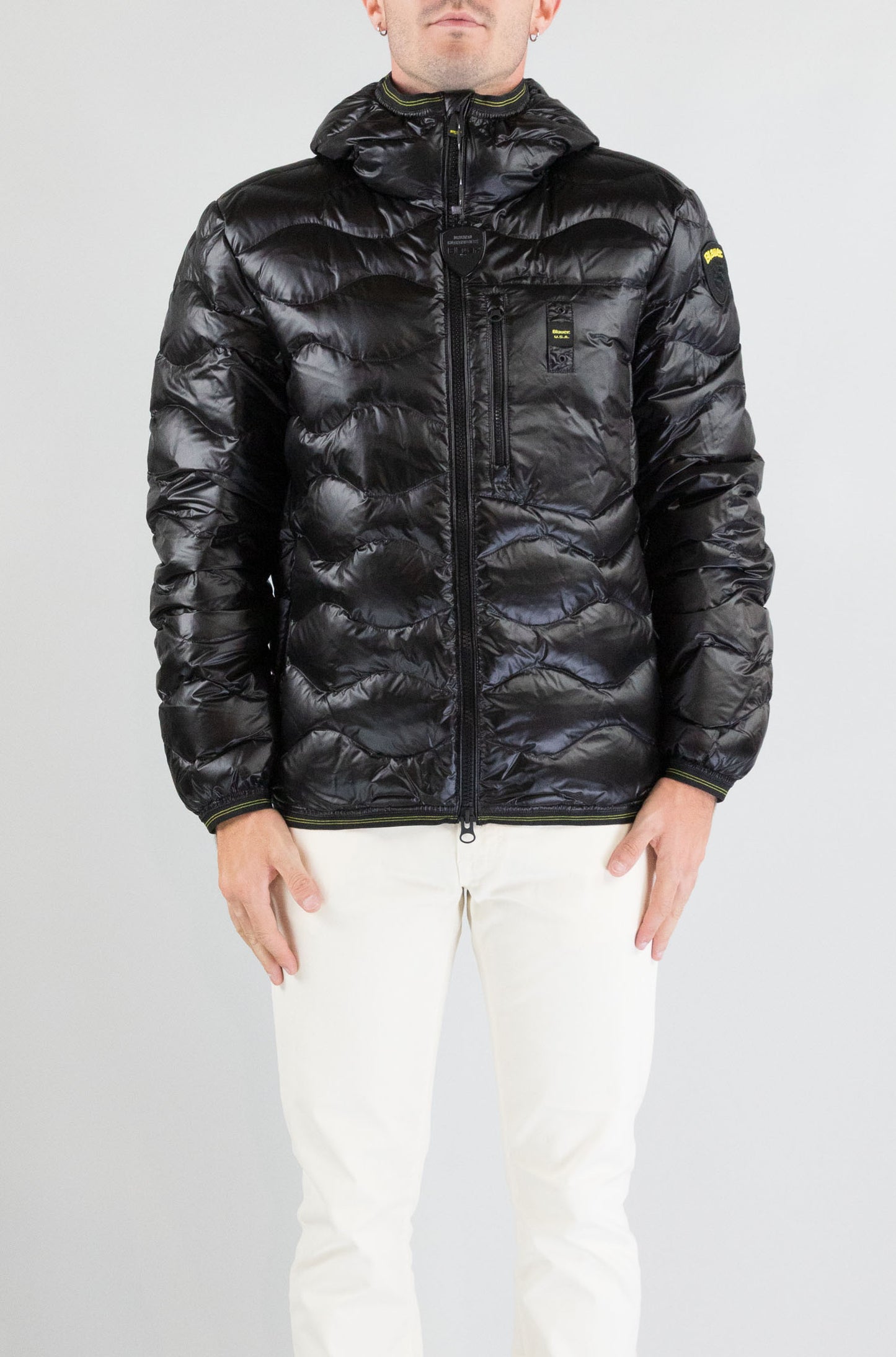 Giubbotto Blauer Nero da Uomo 25wbluc03074 006355 wave