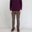 Maglia Mc2 Saint Barth Aubergine da Uomo regent lambswool