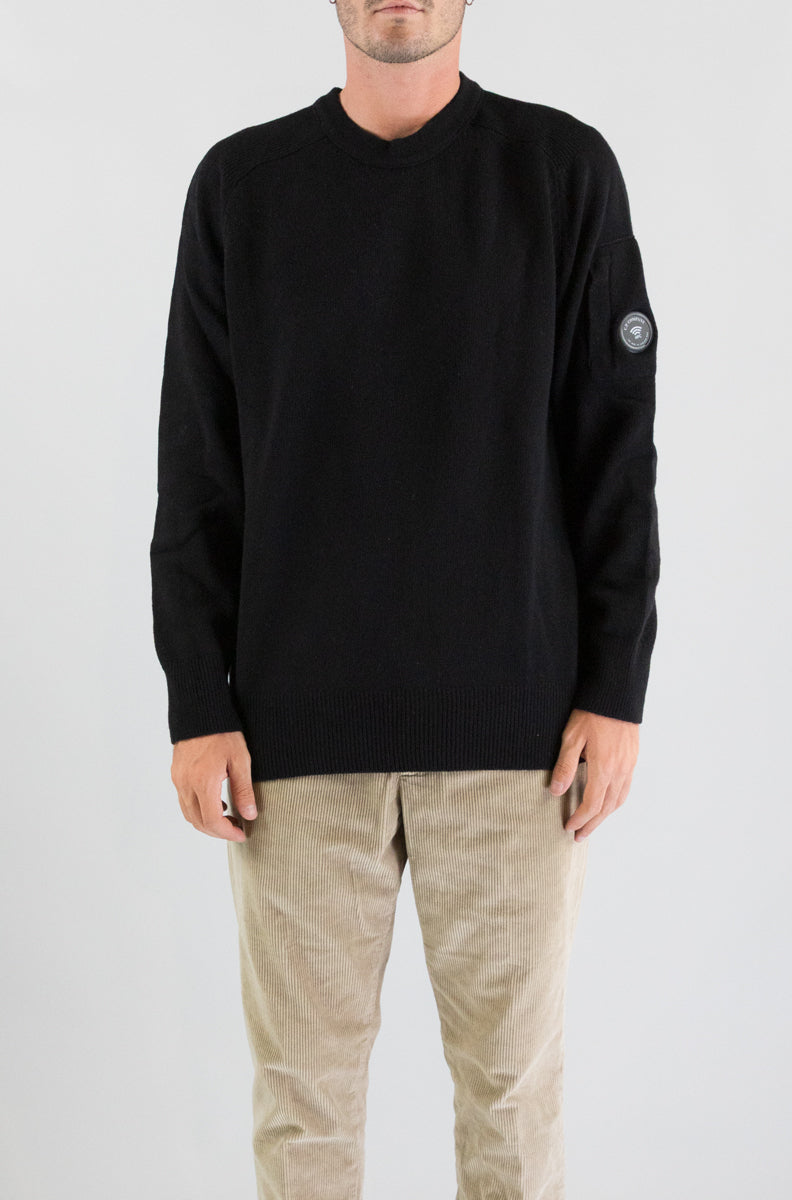 Maglia Cp Company Black da Uomo 21cmkn085a 110149a