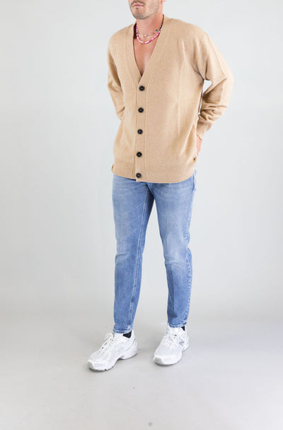 Maglia Amaranto Beige da Uomo b9f0117