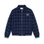 Giubbotto Drole De Monsieur Navy da Uomo check flannel whit slogan