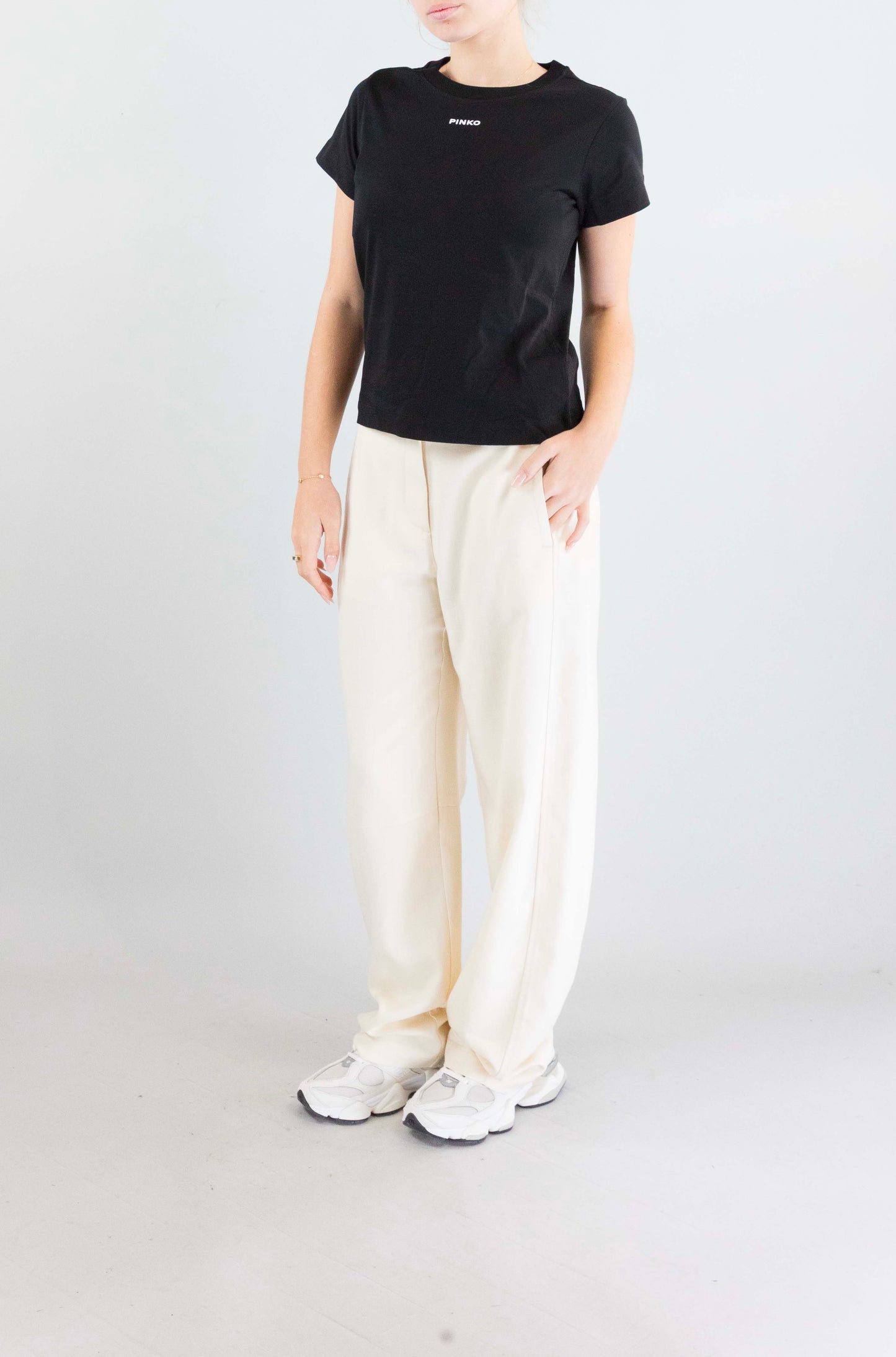 T-Shirt Pinko Black da Donna basico