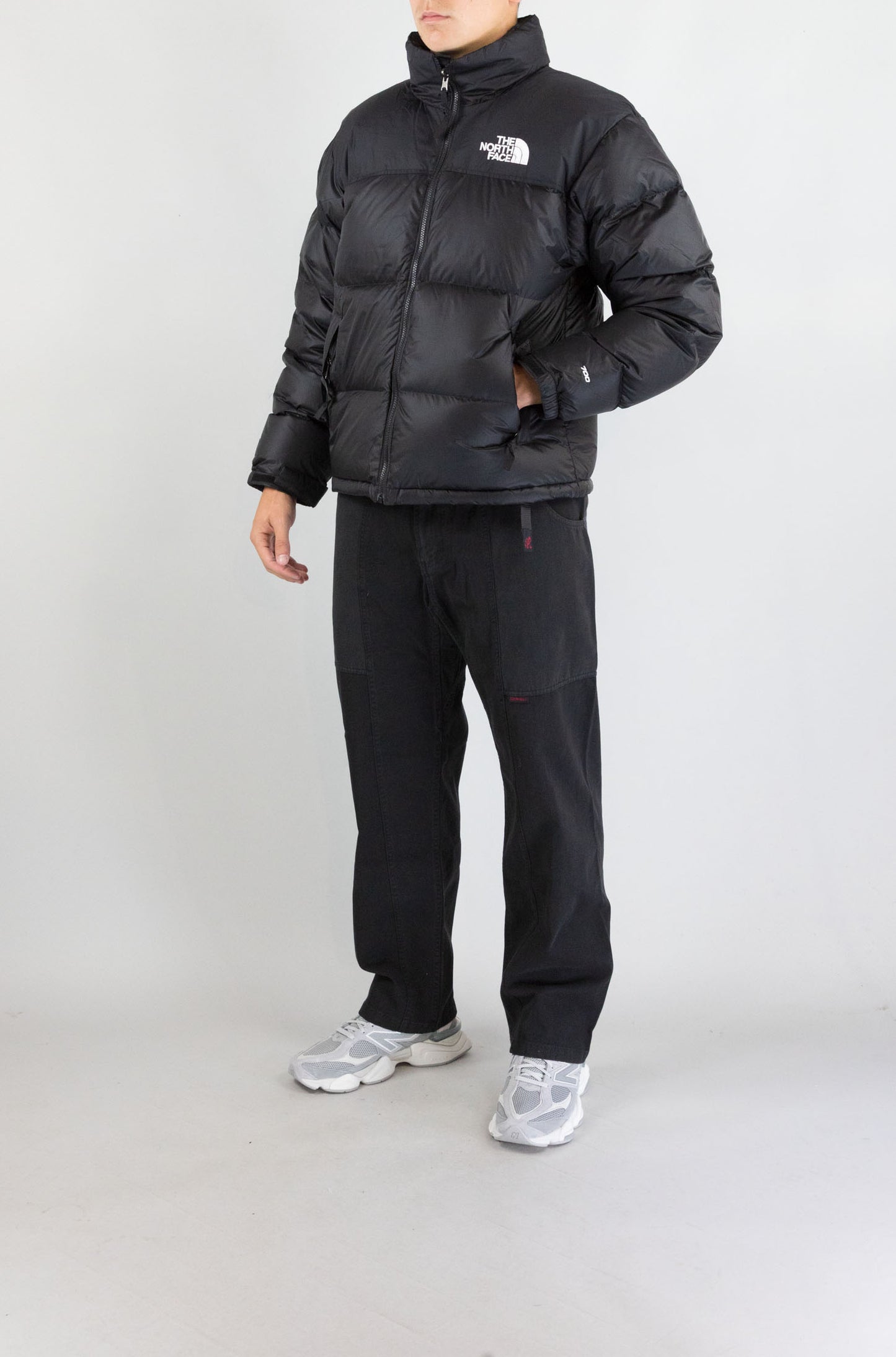 Giubbotto The North Face Black da Uomo nf0a3c8dgoe retro nuptse