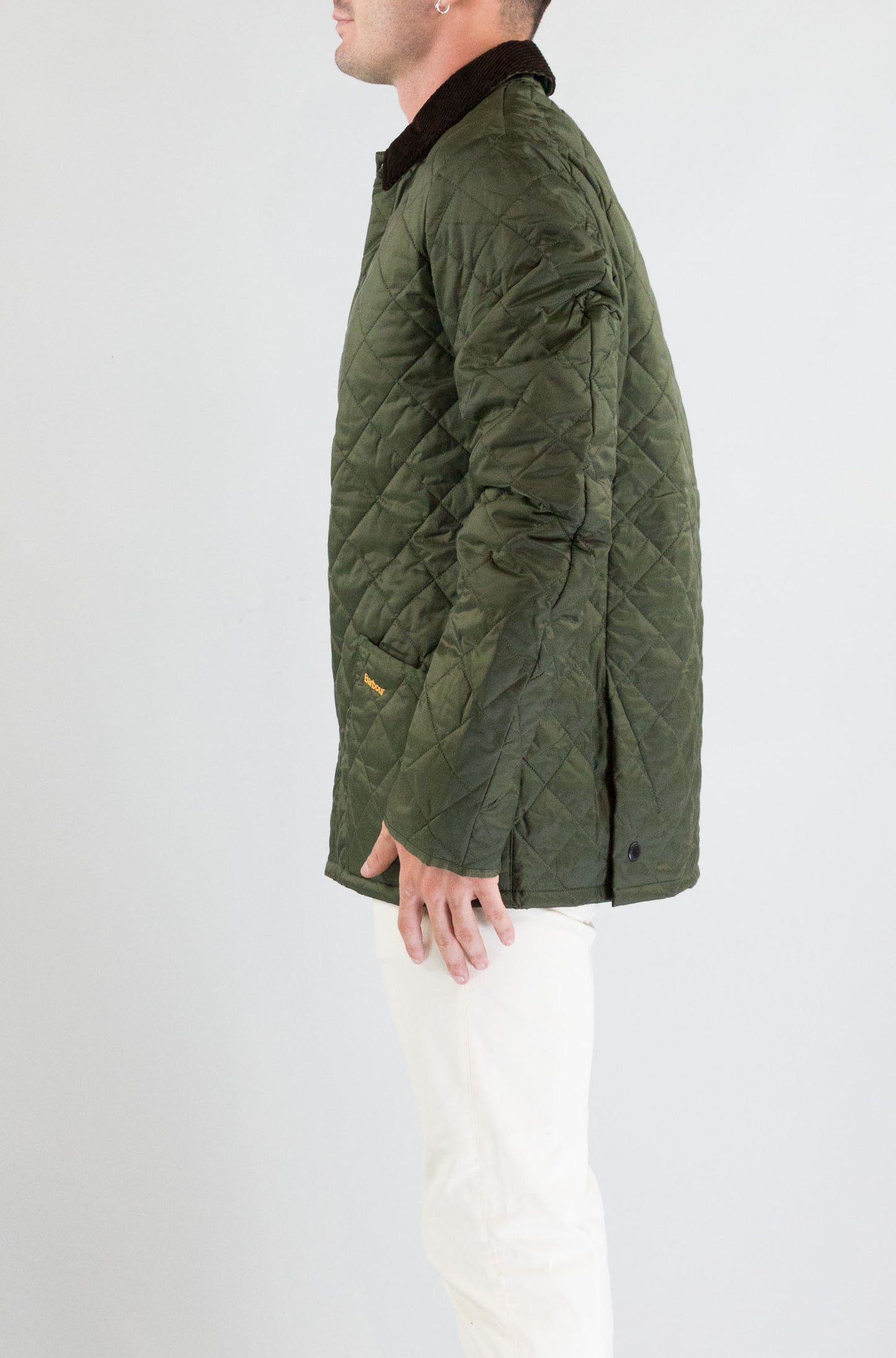 Giubbotto Barbour Ol71 da Uomo mqu0240 heritage leddesdale quilt