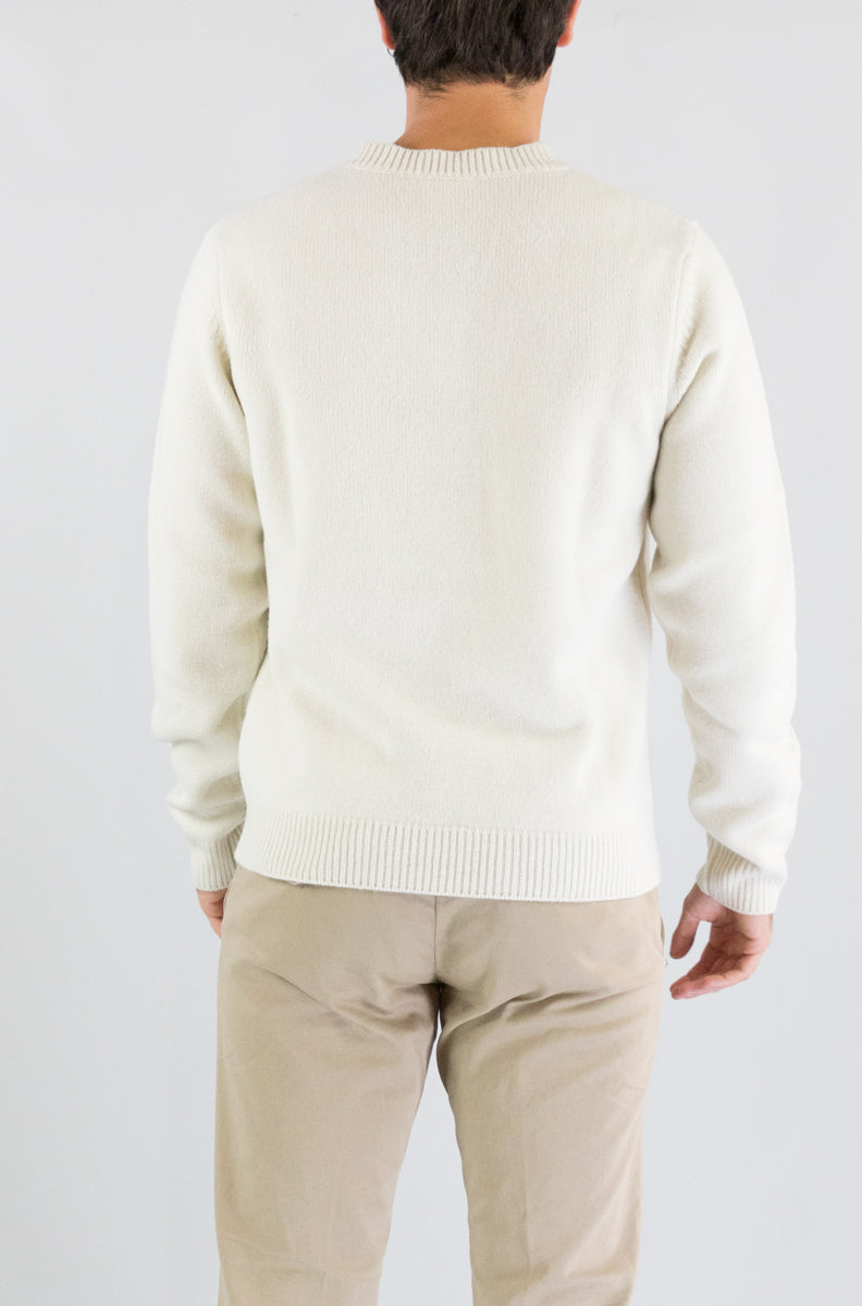 Maglia Apc Ecru da Uomo woasw h23491 edmond