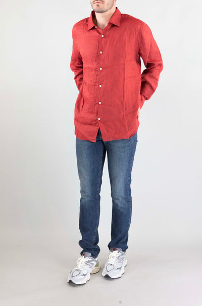 Camicia Mc2 Saint Barth 00139 Linen da Uomo pamplona