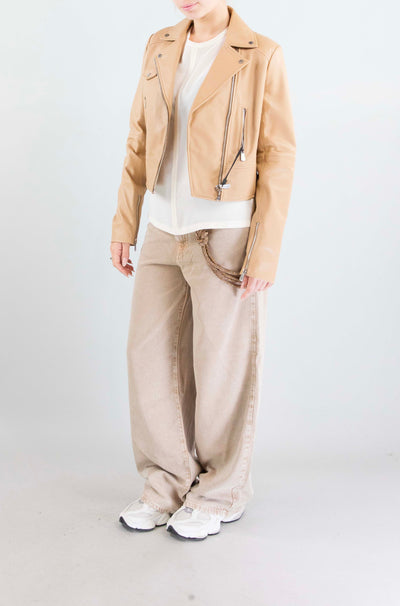 Giubbotto Pinko Beige da Donna new sensible nappa