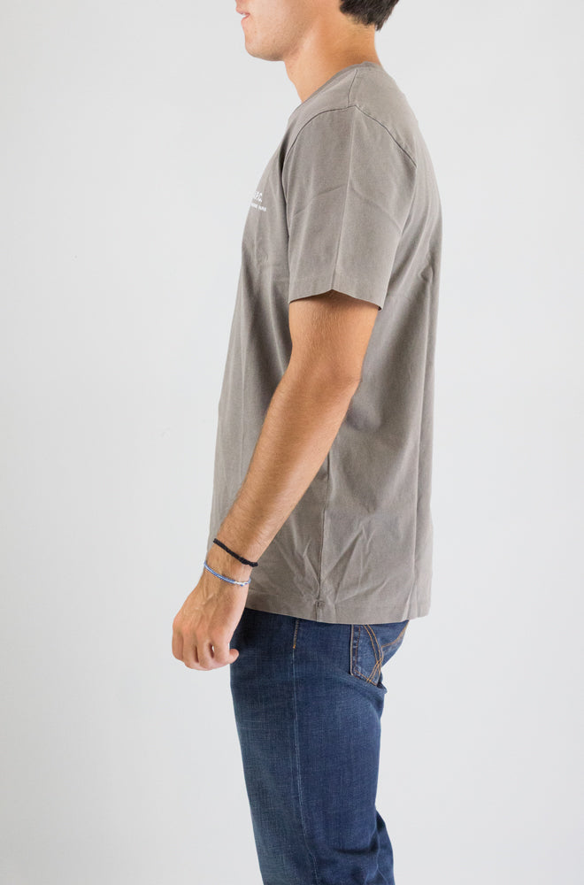 T-Shirt Apc Gris Tahiti da Uomo cohbas m26478 gots