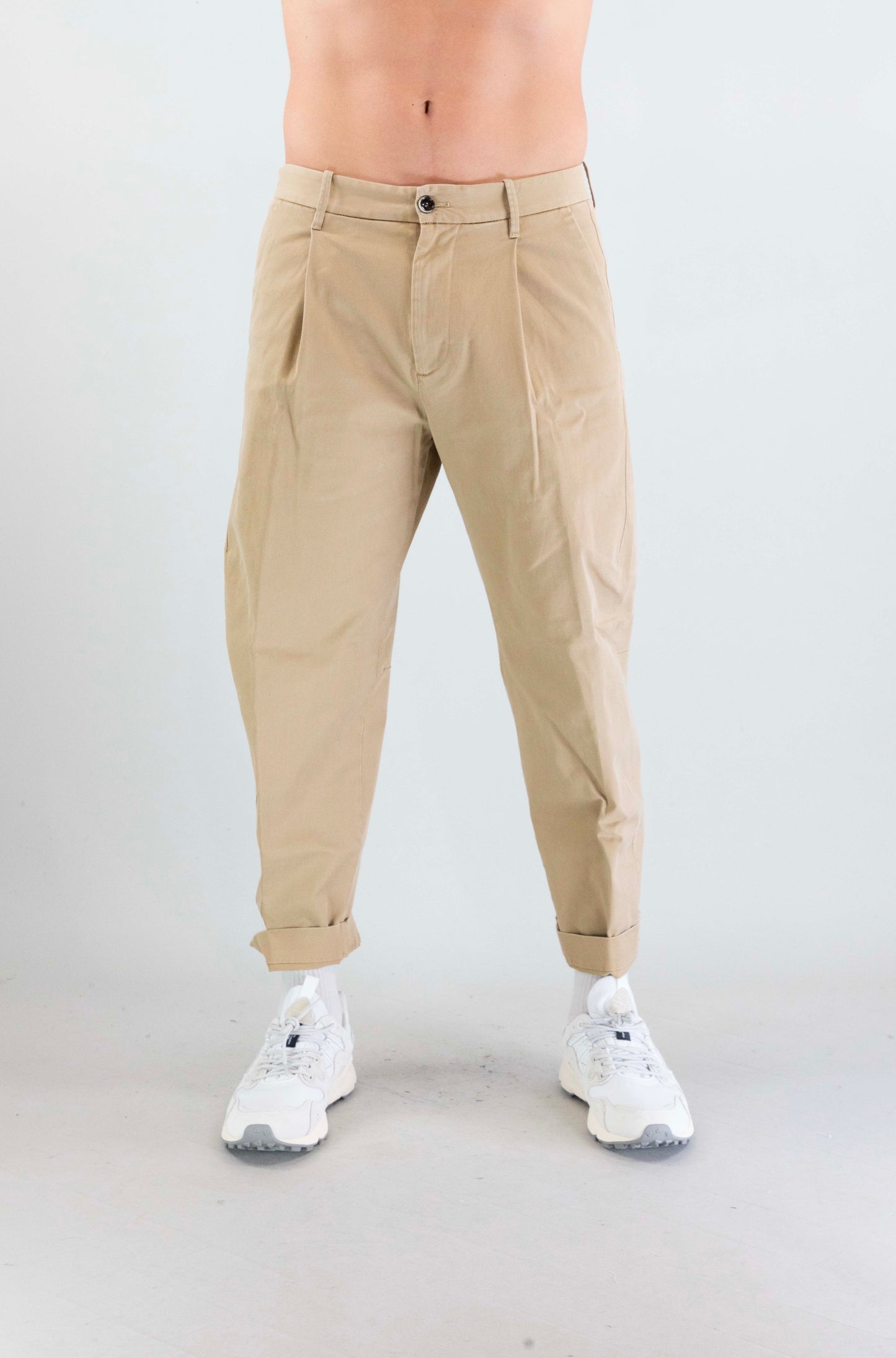 Pantalone Nine In The Morning Beige da Uomo gig30 giulio squad