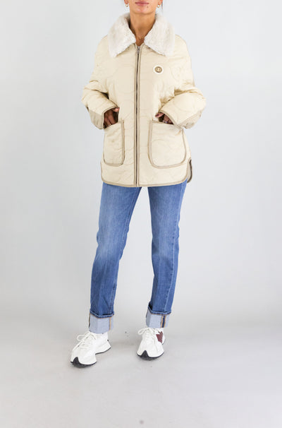 Giubbotto Ottod’Ame Ecru da Donna og6144