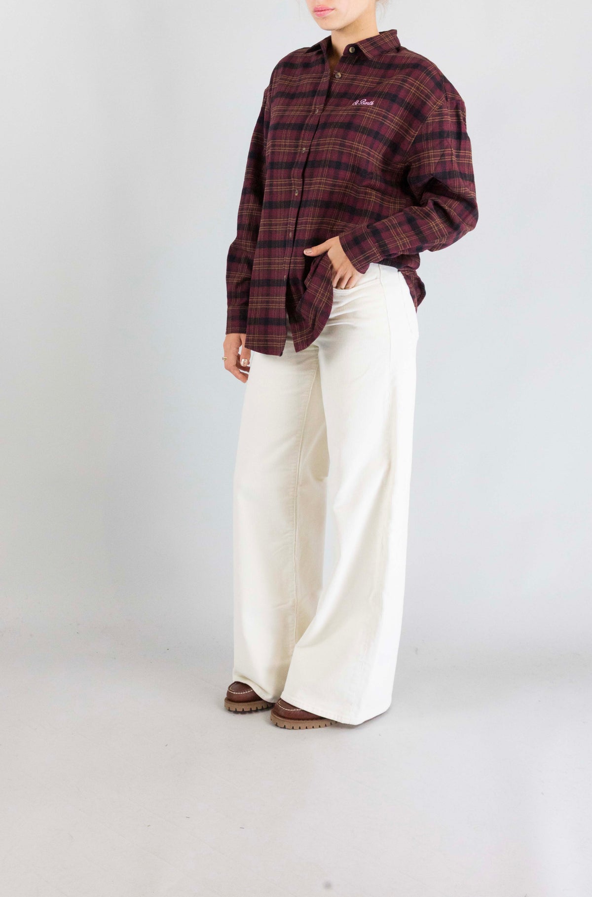 Camicia Mc2 Saint Barth Tartan Better da Donna lully flannel