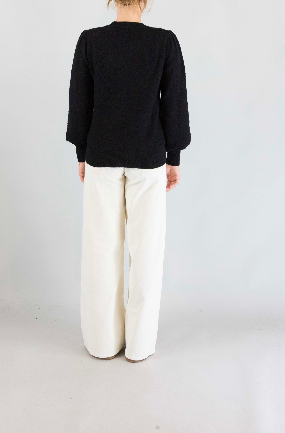 Maglia Mc2 Saint Barth Black da Donna marianne wave soft