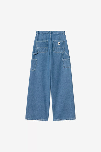 Jeans Carhartt Wip Blue Heavy Stone Washed da Donna i036599 jens