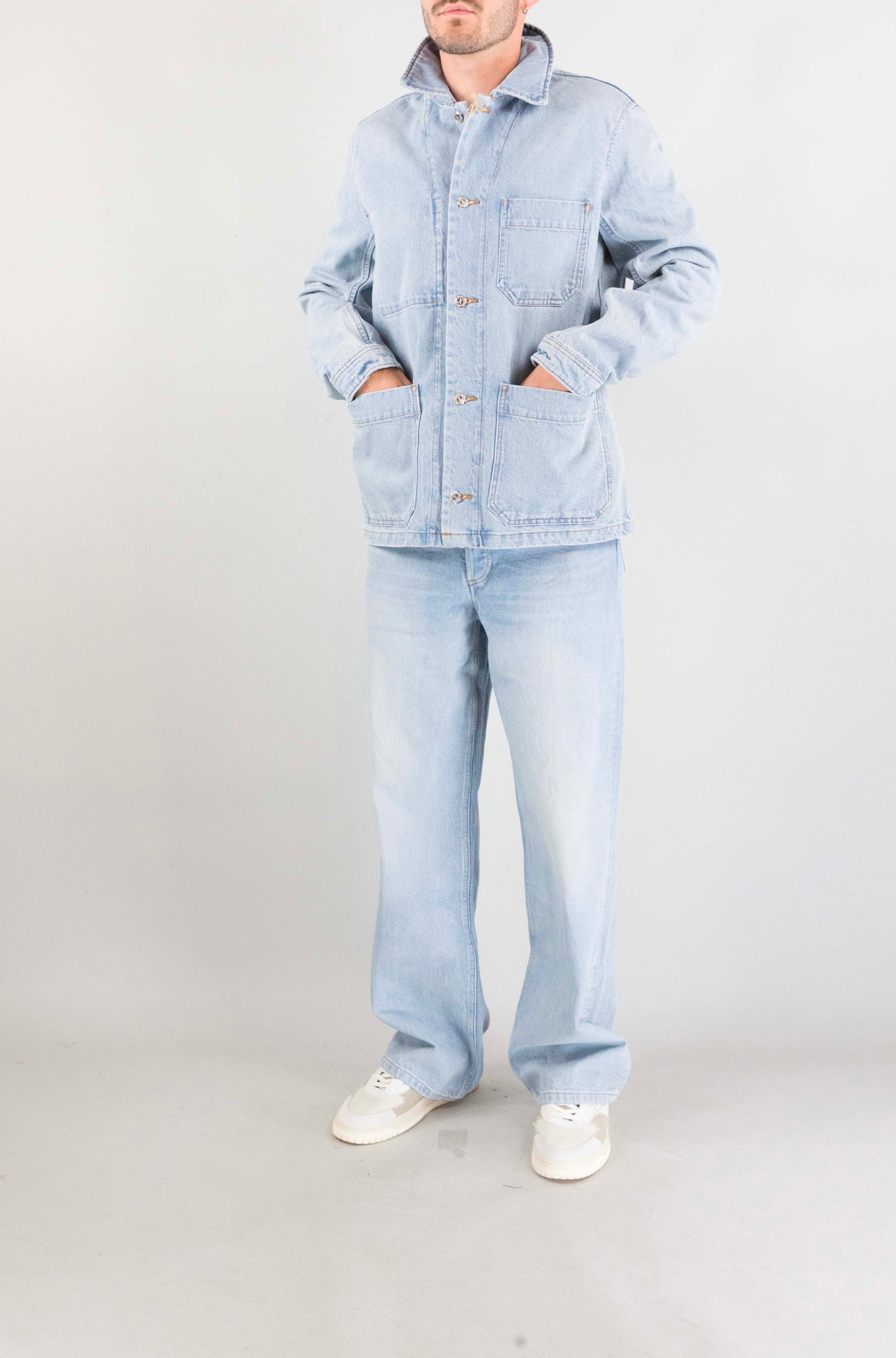 Giubbotto Apc Blu Clair da Uomo h32074 veste new rodney