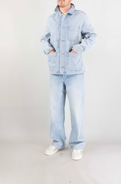 Giubbotto Apc Blu Clair da Uomo h32074 veste new rodney
